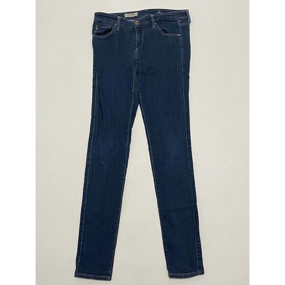 AG Adriano Goldschmied Super Skinny Legging Jeans Dark Wash Mid‎ Rise Women's 27 - Picture 14 of 15